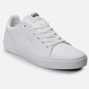 Men’s Seldan Vans made of white leather
